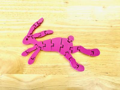 Articulated Leaping Bunny Rabbit