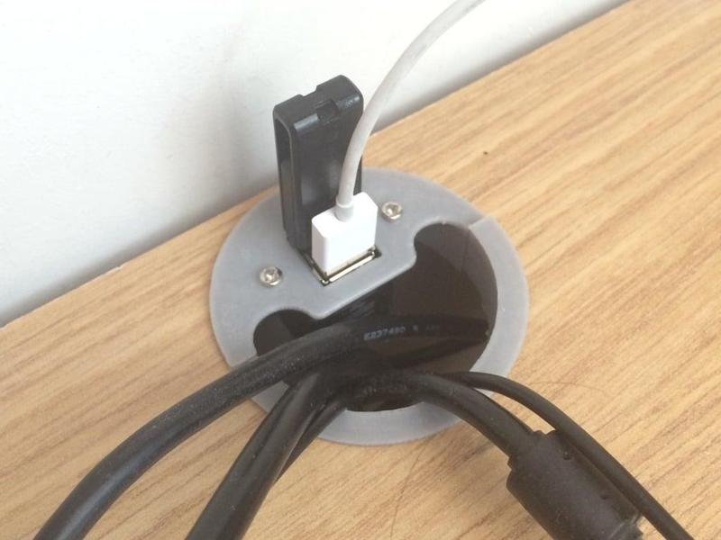 Table top dual usb extension