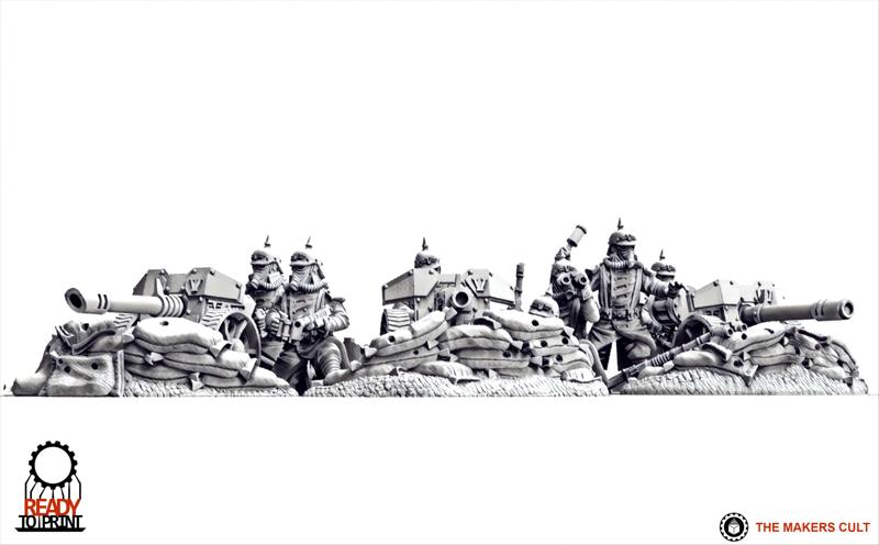 Valour Korps - Heavy Weapon Teams Set 1