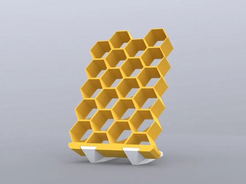 Hongtian 20ml Water-Based Paint 20-Grid Honeycomb Storage Rack for A1 mini