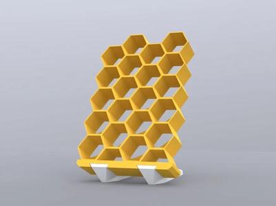 Hongtian 20ml Water-Based Paint 20-Grid Honeycomb Storage Rack for A1 mini