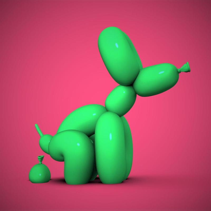 Pooping Balloon Dog
