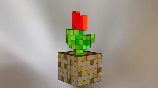 Minecraft flower - tulip   