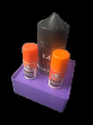 Gridfinity 2x2 Nano Polymer Adhesive & Elmer's Gluestick Holder   