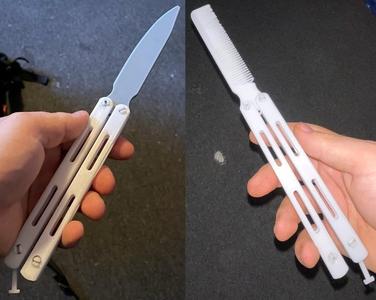 V2 Balisong Trainer Knife UPDATED