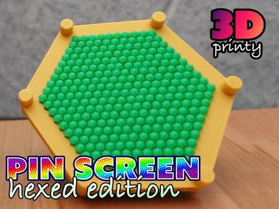 Pin Screen Toy - Hexed Edition