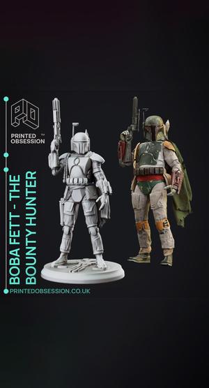 Star Wars - Boba Fett The Bounty Hunter - 75 mm scale model 