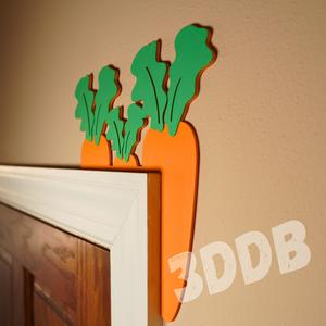 Easter Bunny Carrot Door Topper