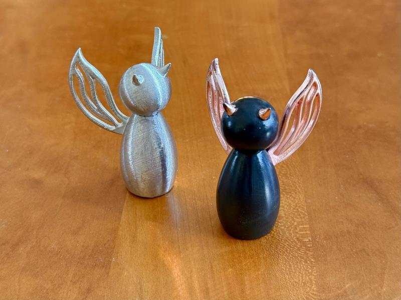 Water-soluble mold for cast-metal Demon