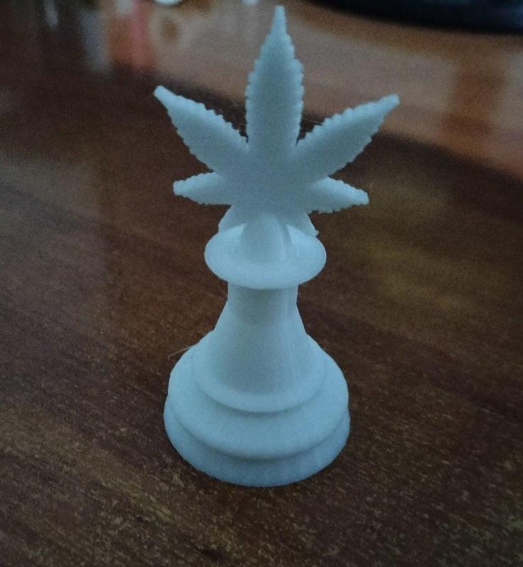Weed wizard Chess piece