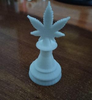 Weed wizard Chess piece