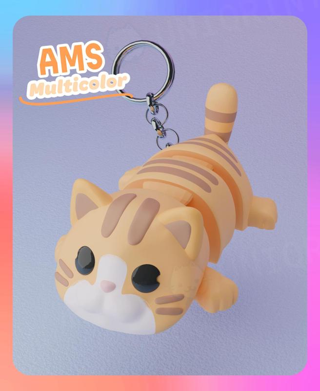 Flexi Orange Tabby Cat (Multicolor)