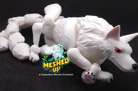 Articulated Mystical Moro Wolf Toy