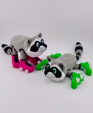 Raccoon Roller Skate Flexi
