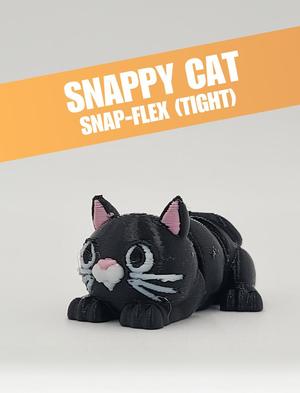 Snappy Cat - Articulated Snap-Flex Fidget (Tight Joints)