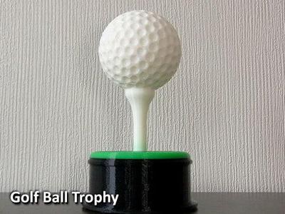 Golf Ball Trophy