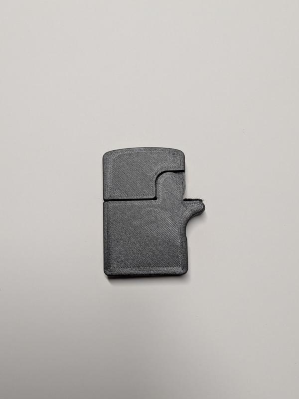 Zypo Fidget (Zippo shaped, magnets, bearing)