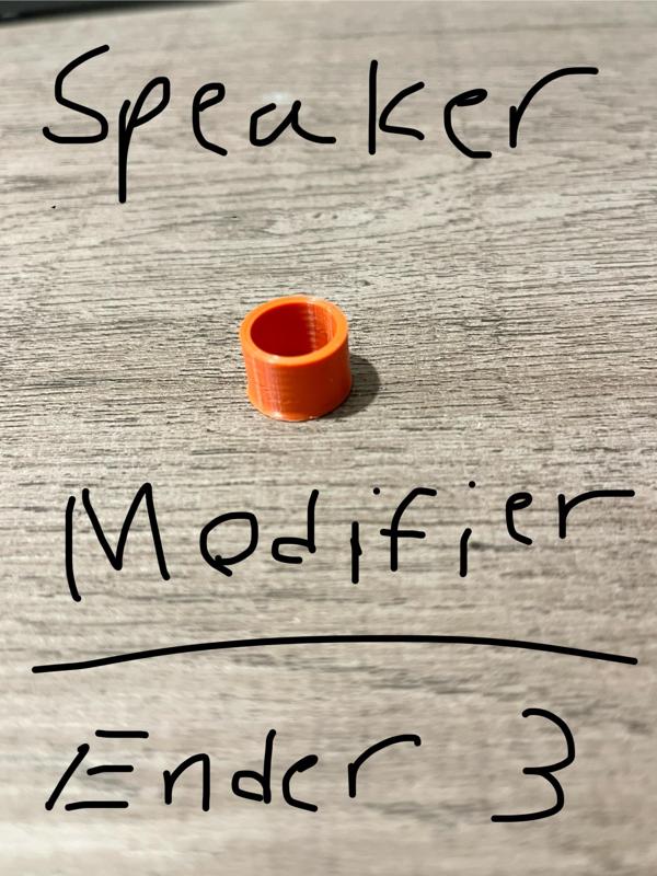 Ender 3 Speaker Modifier