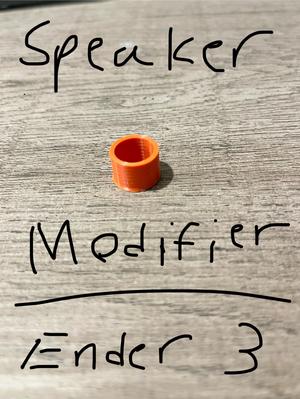 Ender 3 Speaker Modifier
