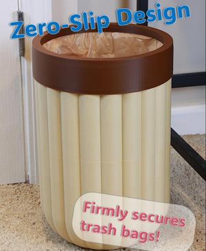 Ribbed Trash Can (full-size)