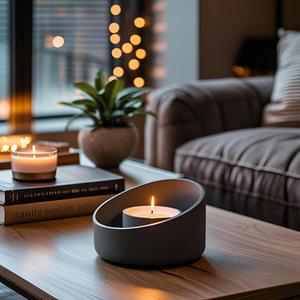 Modern Beveled Tealight Candle Holder
