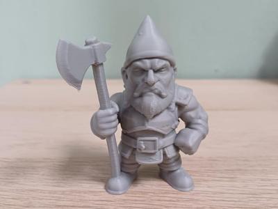 Badass gnome with axe