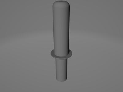 Wheelbarrow Handle 31.5mm Push-fit Handle