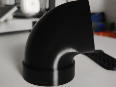 70mm 80° Elbow Suction Tube