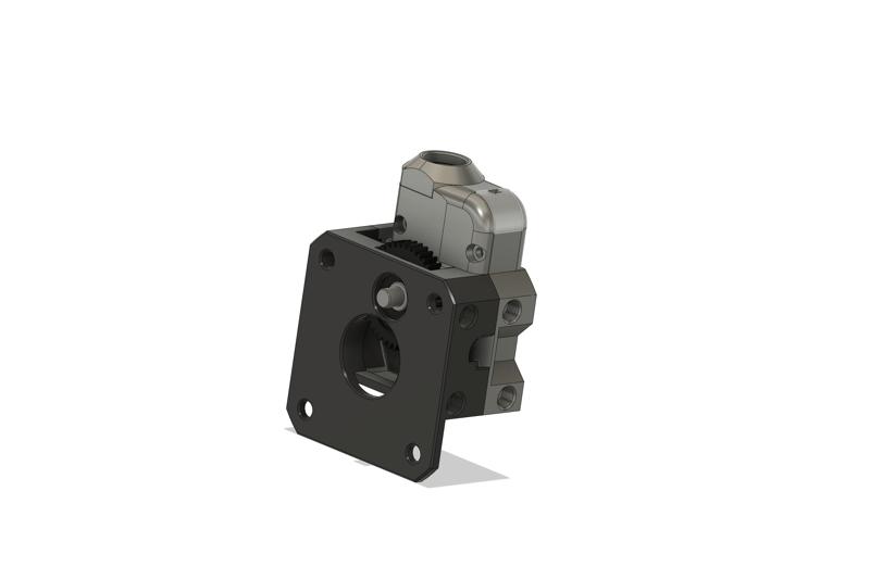 Custom sprite housing extruder with integrated toolhead and runout sensor