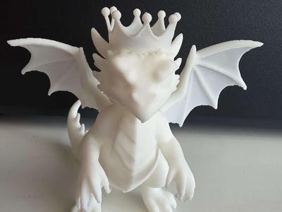 dragon with crown