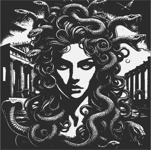 Medusa Lamp/Deco With Easy Solution To Change Front !