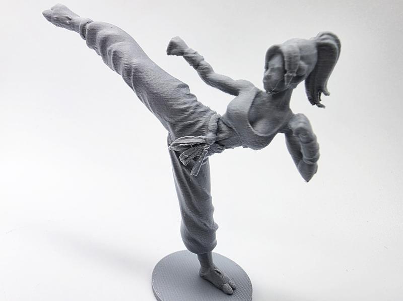 Female Kickboxer Figurine