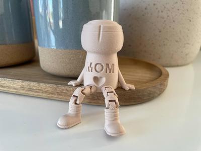 Mothersday articulated champagne cork