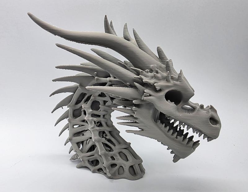 Skeletal Dragon Bust 3