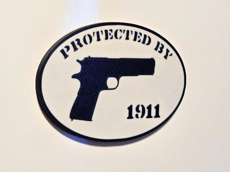 PROTECTED BY 1911 - 2nd Amendment Magnet