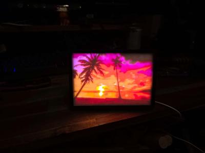 beach lithopane 