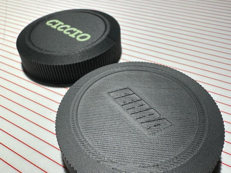 Custom Lens Cap for Canon EF
