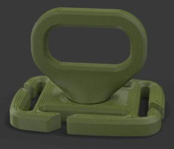 MOLLE Strap Clip with Swivel Eyelet
