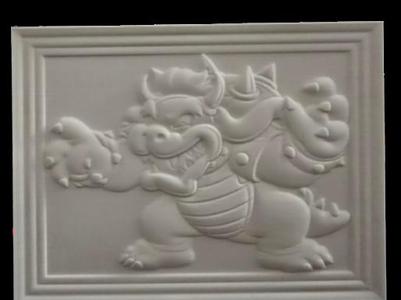 Super Mario "Bowser" Relief Wall Art