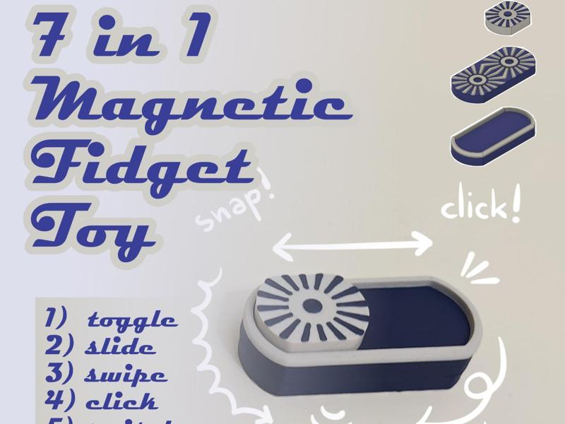 7in1 Magnetic Fidget Toy Satisfying Multi-Function