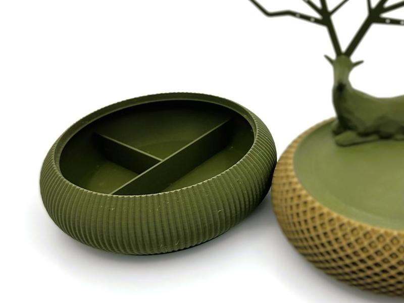 Jewelry box V2 - Ribbed pattern