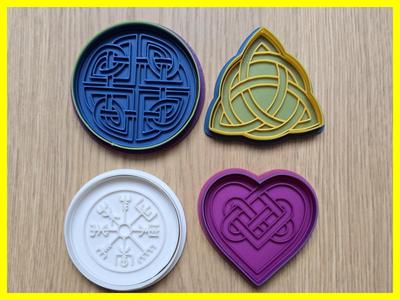 Viking Rune Runes Cookie Cutter Playdoh Stamp