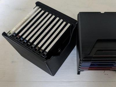 Gridfinity 2x2 Minidisc stackable