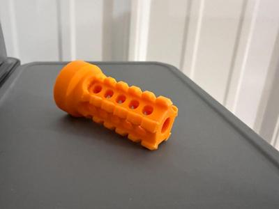 Airsoft Muzzle Brake – Hex Ported Tactical Style