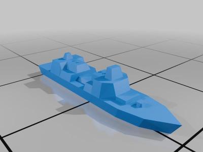 Stealth Destroyer Ship Concept