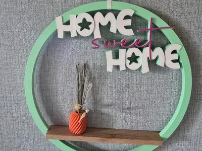 Window picture Home sweet Home