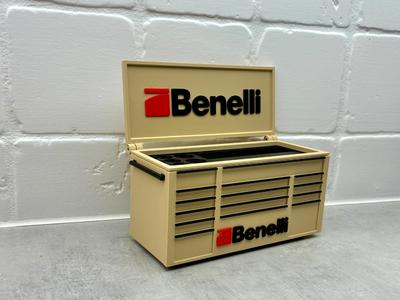 Benelli Shotgun inspired toolbox desk organizer