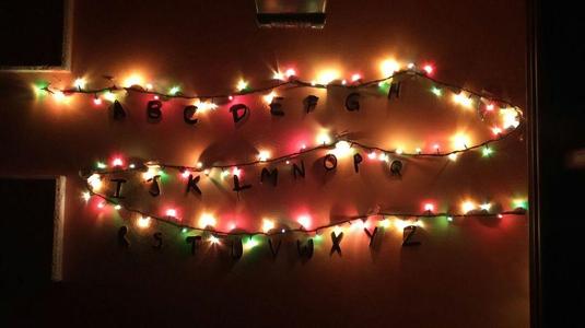 Stranger Things Light Wall Deco Alphabet