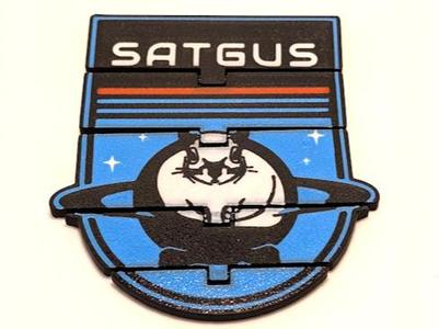 SAT GUS Mission Patch Flexi