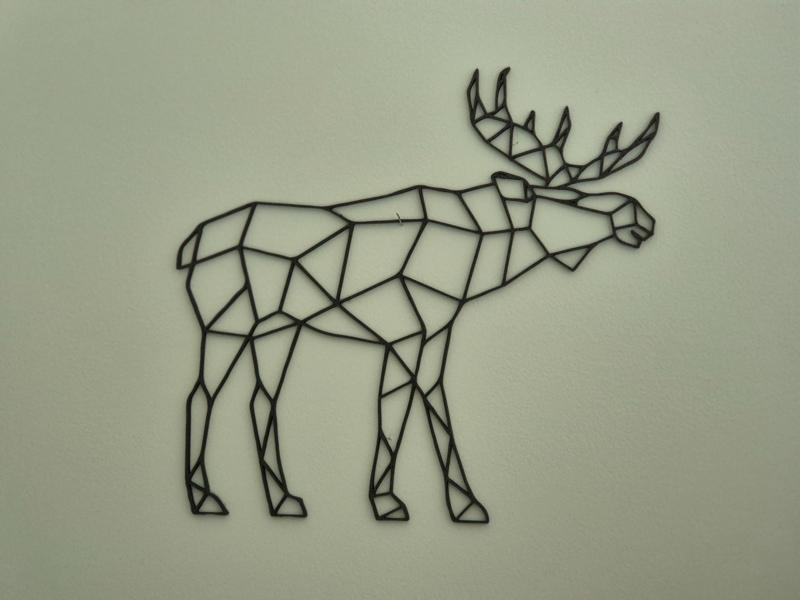 Moose low poly art